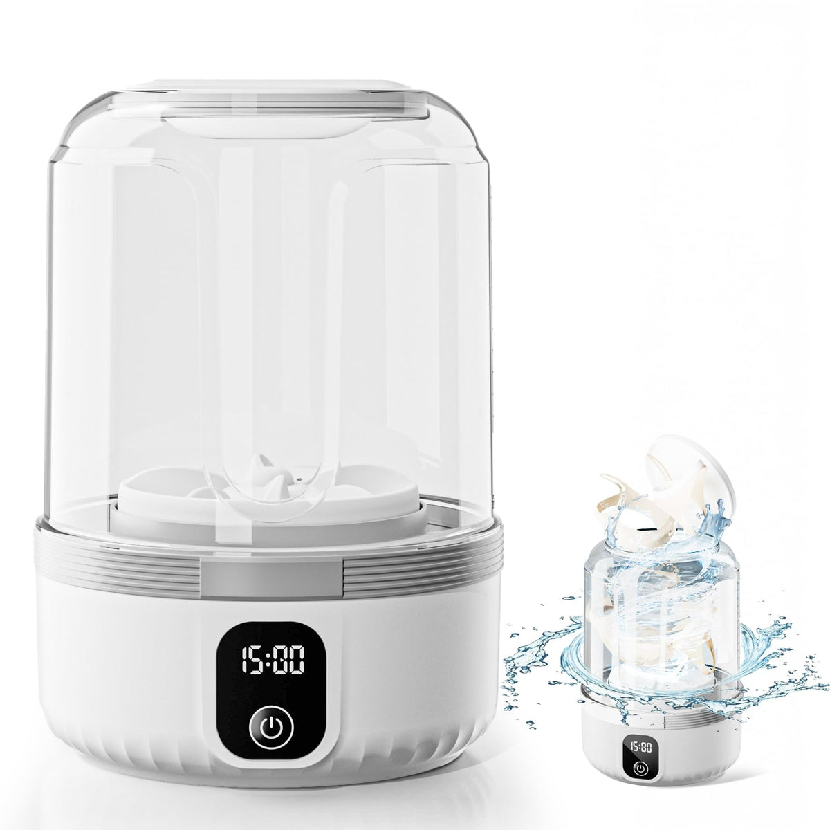 PUREWASH™ Mini Underwear Washer 🫧 Draagbaar, Oplaadbaar & Diepe Reiniging 🩱✨