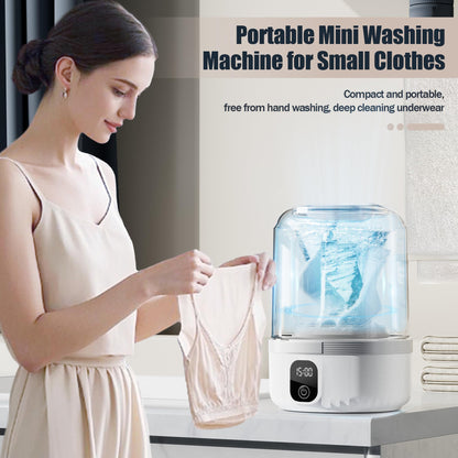 PUREWASH™ Mini Underwear Washer 🫧 Draagbaar, Oplaadbaar & Diepe Reiniging 🩱✨