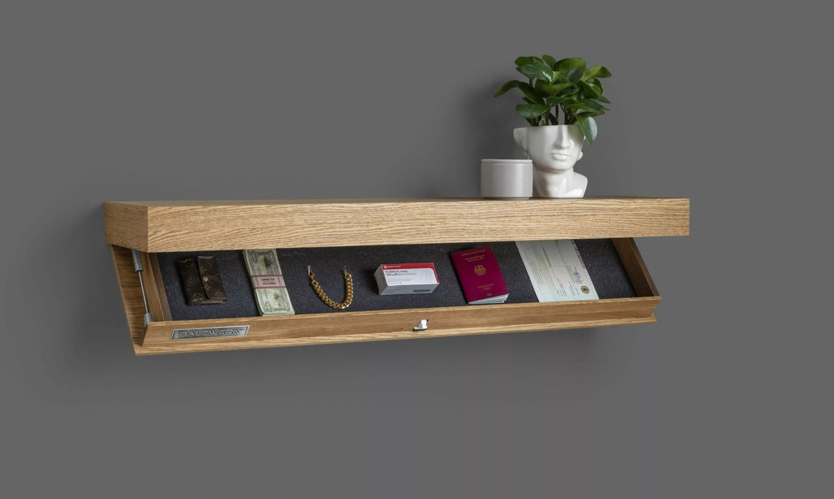 🔥 UITVERKOOP -70% 🎁 : 💰 Opvouwbare houten wandplank met geheim vak 🔒